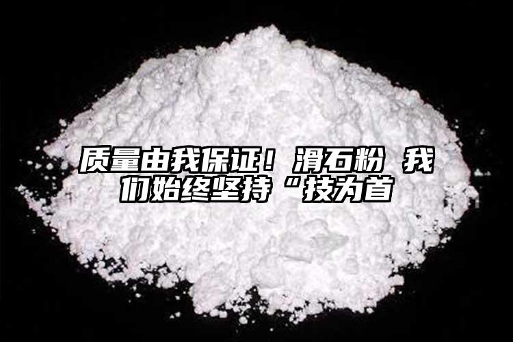 質(zhì)量由我保證！滑石粉 我們始終堅持“技為首