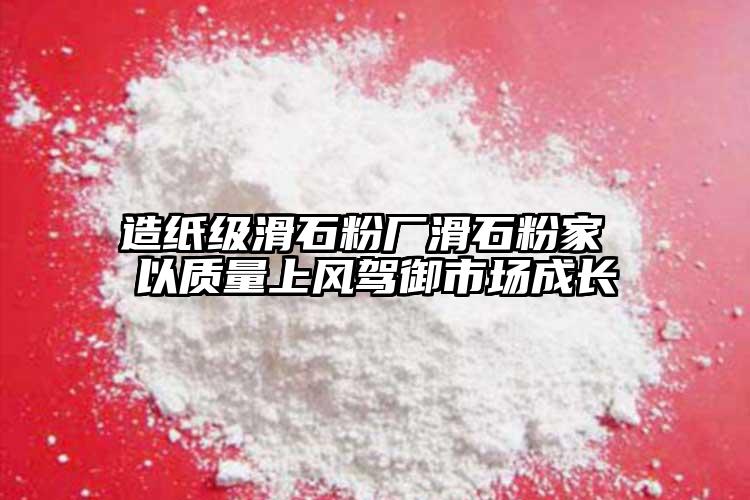 造紙級滑石粉廠滑石粉家 以質量上風駕御市場成長